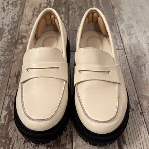 Quince Cream Loafers